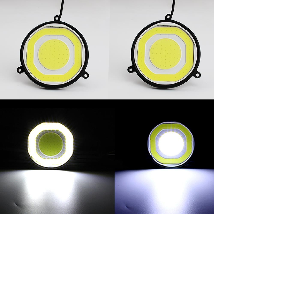 KIT FENDINEBBIA LUCI DIURNE ROTONDE COB 10W 12V WATERPROOF BIANC KIT FENDINEBBIA LUCI DIURNE ROTONDE COB 10W 12V WATERPROOF BIANC